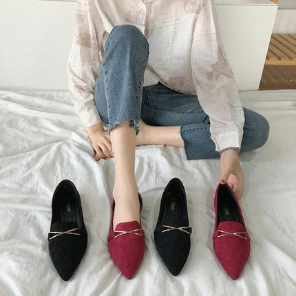 Women's Comfortable Casual Driving Flats Soft Walking Slip On Shoes