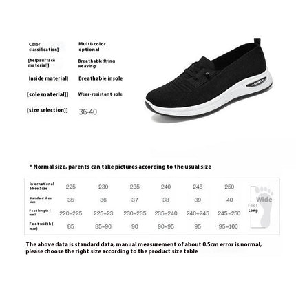 Women Comfortable Casual Breathable Slip On Shoes for Jogging