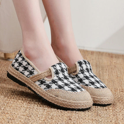 Women Slip On Flat Shoes Daily Casual Classic Flats Breathable Shoes