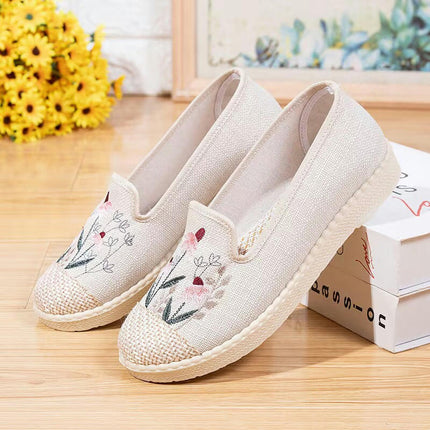 Women's Slip-On Shoes Comfort Wedge Casual Fashion Walking Shoes