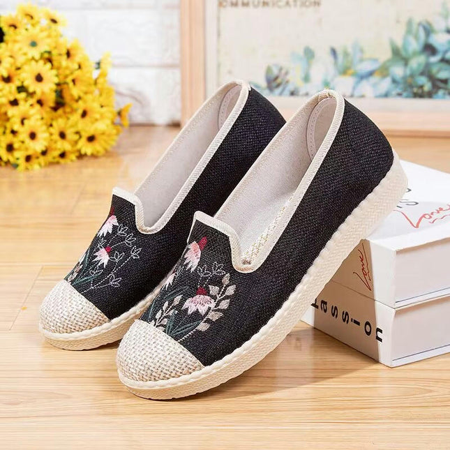 Women's Slip-On Shoes Comfort Wedge Casual Fashion Walking Shoes