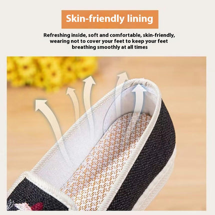 Women's Slip-On Shoes Comfort Wedge Casual Fashion Walking Shoes