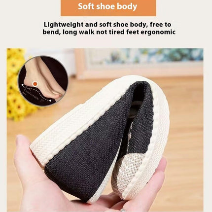 Women's Slip-On Shoes Comfort Wedge Casual Fashion Walking Shoes