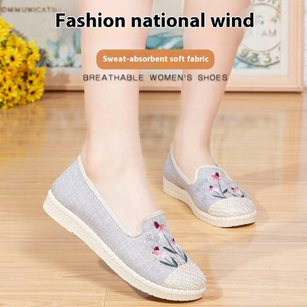 Women's Slip-On Shoes Comfort Wedge Casual Fashion Walking Shoes