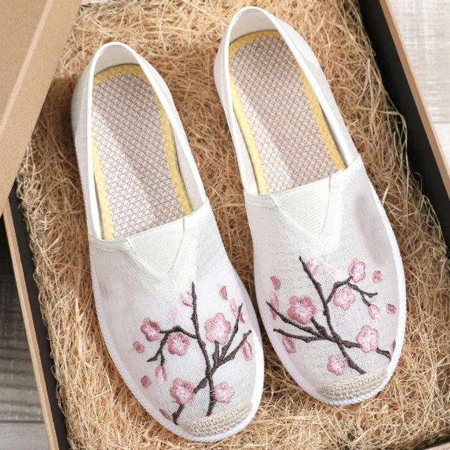 Women's Slip On Shoes Fashion Low Top Casual Shoes Non Slip Shoes