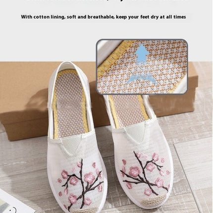 Women's Slip On Shoes Fashion Low Top Casual Shoes Non Slip Shoes