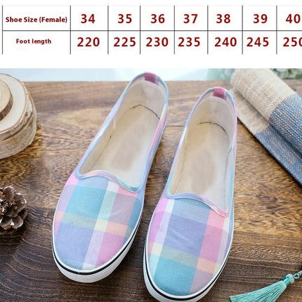 Slip On For Womens Low Top Canvas Shoes Fashion Casual Shoes