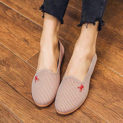 Walking for Women Lightweight Mesh Round Toe Flat Shoes Workout Casual Shoes