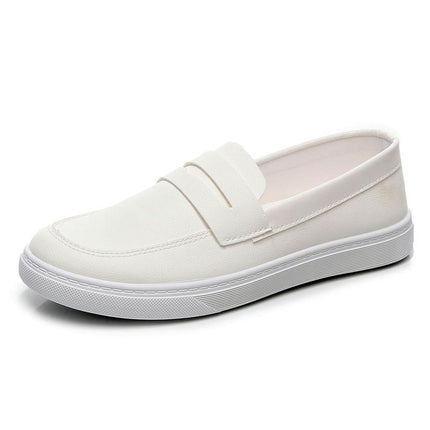 Women's Slip-On Walking Shoes-Comfortable Work Driving Nursing Sneakers