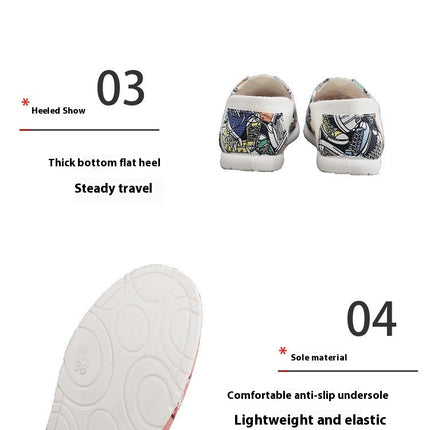 Womens Lightweight Low-Top Casual Shoes Hollow Breathable Casual Shoes