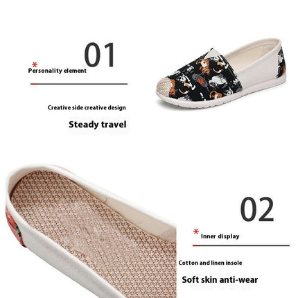 Womens Lightweight Low-Top Casual Shoes Hollow Breathable Casual Shoes