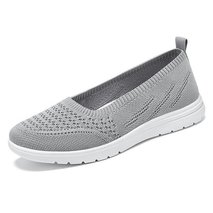 Leisure Women's Slip On Travel Soft Sole Comfortable Shoes Outdoor Mesh Runing Sports Sneaker