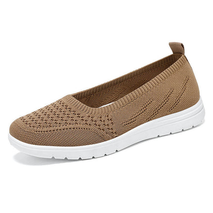 Leisure Women's Slip On Travel Soft Sole Comfortable Shoes Outdoor Mesh Runing Sports Sneaker