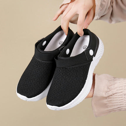 Women's Slip On Shoes Knit Lightweight Non-Slip Walking Shoes