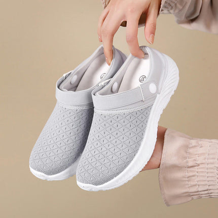 Women's Slip On Shoes Knit Lightweight Non-Slip Walking Shoes