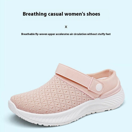 Women's Slip On Shoes Knit Lightweight Non-Slip Walking Shoes