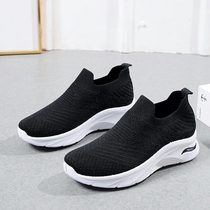 Women Walking Slip-On Mesh Trainers Nursing Work Comfortable Casual Shoes