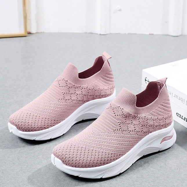 Women Walking Slip-On Mesh Trainers Nursing Work Comfortable Casual Shoes