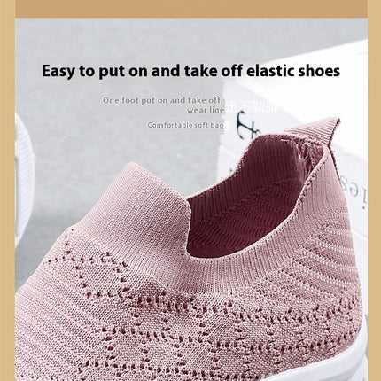 Women Walking Slip-On Mesh Trainers Nursing Work Comfortable Casual Shoes