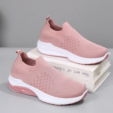 Women Walking Orthopedic Slip-On Mesh Trainers Work Comfortable Casual Shoes