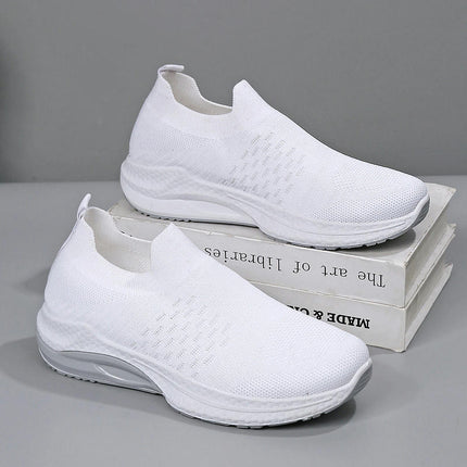 Women Walking Orthopedic Slip-On Mesh Trainers Work Comfortable Casual Shoes