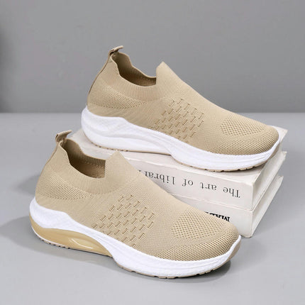 Women Walking Orthopedic Slip-On Mesh Trainers Work Comfortable Casual Shoes