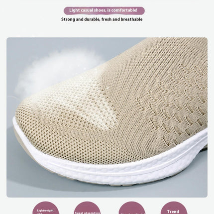 Women Walking Orthopedic Slip-On Mesh Trainers Work Comfortable Casual Shoes