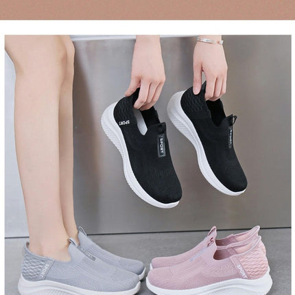 Women's Hands-Free Slip-On Casual Sneakers Lightweight Arch Fit Walking Shoes