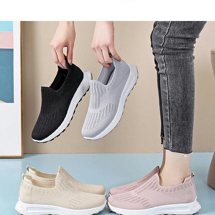 Women Slip On Walking Shoes - Lightweight Comfortable for All Day Standing