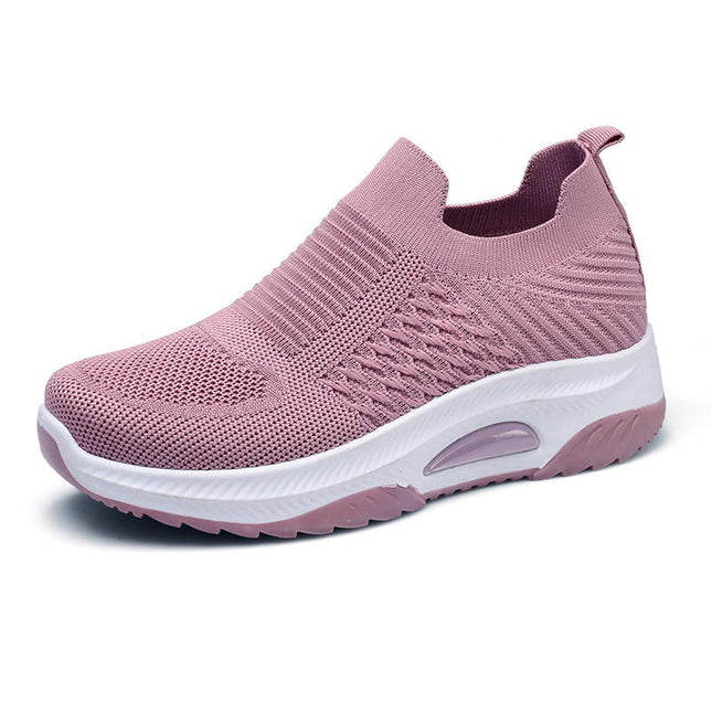 Non Slip Work Shoes for Womens Slip On Walking Lightweight Tennis Sneakers