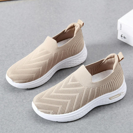 Slip on Walking Shoes for Women Arch Support Mesh Comfy Work Shoes