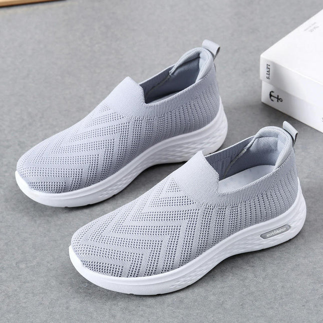 Slip on Walking Shoes for Women Arch Support Mesh Comfy Work Shoes