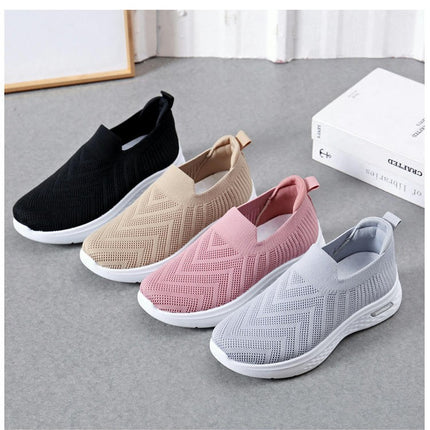 Slip on Walking Shoes for Women Arch Support Mesh Comfy Work Shoes