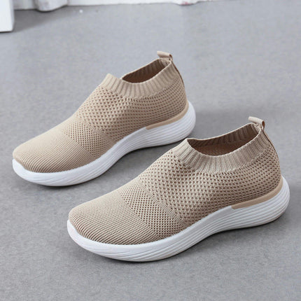 Non Slip Work Shoes for Women Slip-On Walking Lightweight Tennis Sneakers