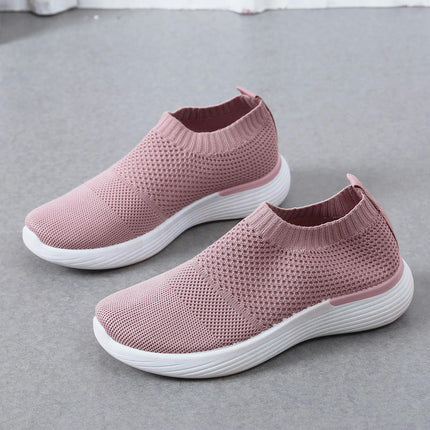 Non Slip Work Shoes for Women Slip-On Walking Lightweight Tennis Sneakers