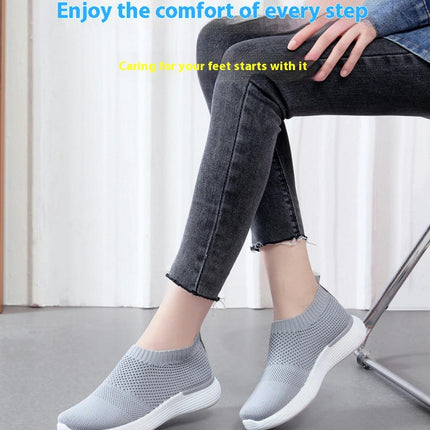 Non Slip Work Shoes for Women Slip-On Walking Lightweight Tennis Sneakers