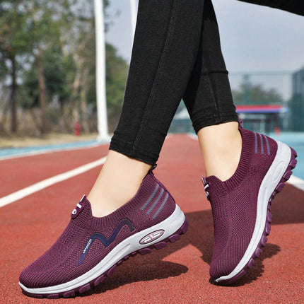 Slip On Shoes Women Arch Support Lightweight Casual Athletic Running Shoes for Gym