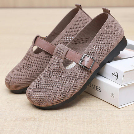 Women Breathable Bottom Comfortable Lightweight Casual Slip On Shoes