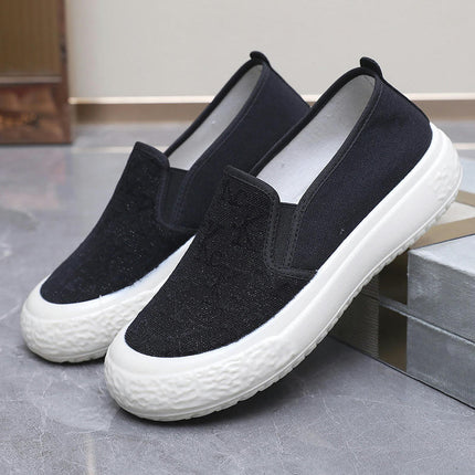 Women Fashionable Matching Comfortable Lightweight Non Slip Mesh Slip On Casual Shoes