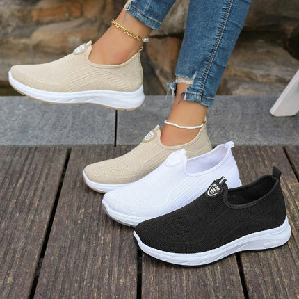 Slip ins Womens Slip On Shoes Hand Free Arch Support Cushioned Soled Walking Shoes