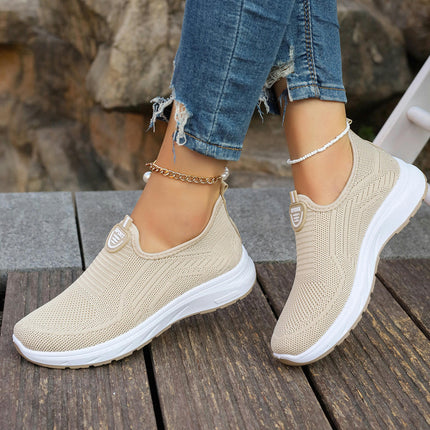 Slip ins Womens Slip On Shoes Hand Free Arch Support Cushioned Soled Walking Shoes