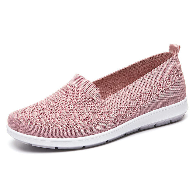 Women's Leisure Shoes Lightweight Slip-On Breathable Shoes Soft Sole Orthopedic Shoes