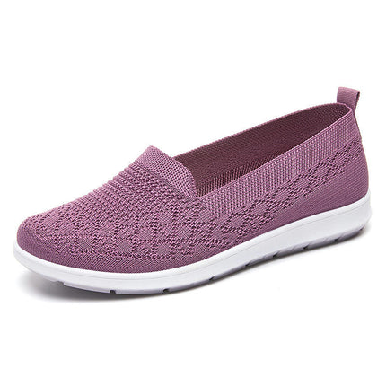 Women's Leisure Shoes Lightweight Slip-On Breathable Shoes Soft Sole Orthopedic Shoes