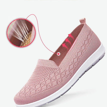 Women's Leisure Shoes Lightweight Slip-On Breathable Shoes Soft Sole Orthopedic Shoes