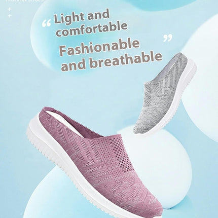 Women's Casual Breathable Slip-on Wedges Outdoor Leisure Sport Shoes