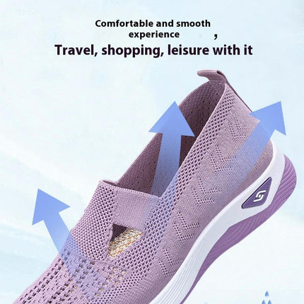 Comfort A Slip-On Walking Shoes for Women with Arch Supports