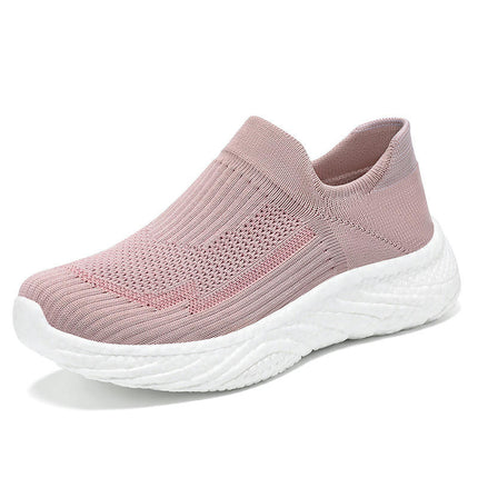 Women's Athletic Mesh Slip on Shoes Breathable Lightweight Athletic Tennis Shoes