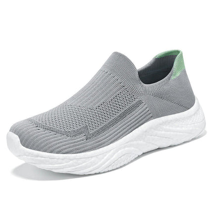 Women's Athletic Mesh Slip on Shoes Breathable Lightweight Athletic Tennis Shoes