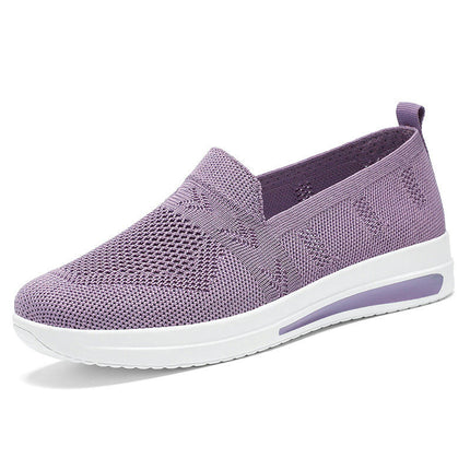 Women Walking Shoes Orthopedic Sneakers Slip-On Breathable Mesh Shoes