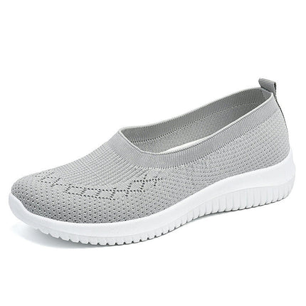 Leisure Women's Slip On Travel Soft Sole Comfortable Shoes Outdoor Mesh Runing Fashion Shoes